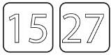 Numbers from Twenty-one to Fifty - 1 Class 1 Worksheet Maths