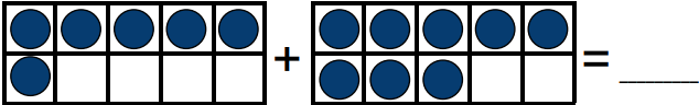 Worksheet: Addition With Ten Frames | Mental Maths - Class 1