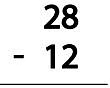 Subtraction (Double Digit) Class 1 Worksheet Maths