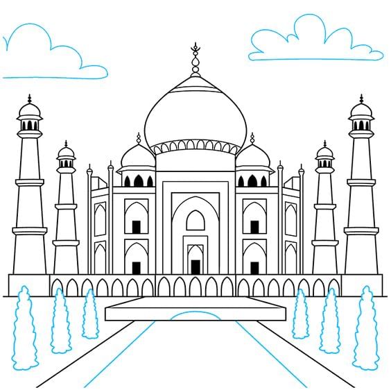 Printable Worksheet: Monuments- 1 - Class 1