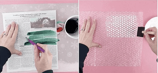 Craft Ideas: Winter Landscape Art | Hands on Art & Craft - Class 1