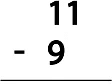 Subtraction (Single Digit) Class 1 Worksheet Maths