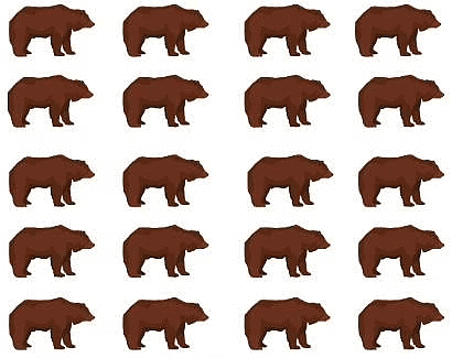 Worksheet: Numbers from Twenty-one to Fifty - 2