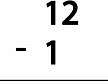 Subtraction (Single Digit) Class 1 Worksheet Maths