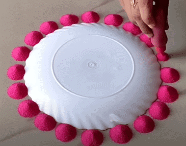 Craft Ideas: Rangoli for Diwali | Hands on Art & Craft - Class 1