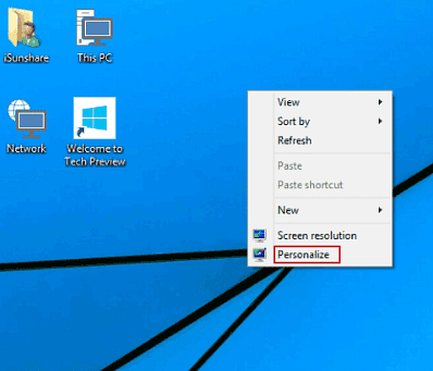How to customize your desktop background