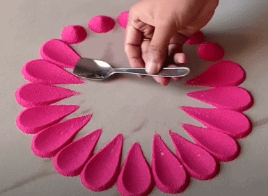 Craft Ideas: Rangoli for Diwali | Hands on Art & Craft - Class 1