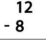 Subtraction (Single Digit) Class 1 Worksheet Maths