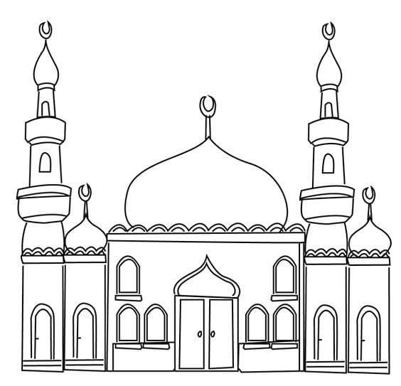 Printable Worksheet: Eid- 3 | Hands on Art & Craft - Class 1