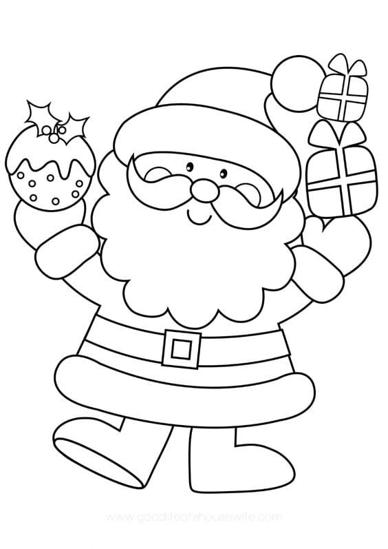 Printable Worksheet: Christmas- 2 | Hands on Art & Craft - Class 1