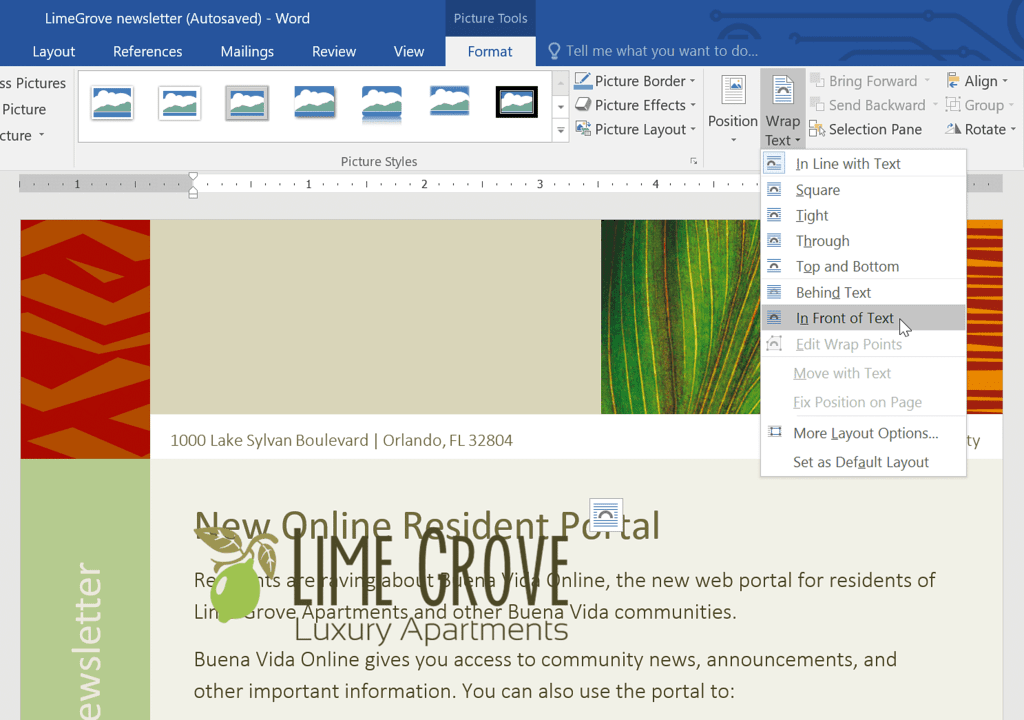 Pictures & Text Wrapping | How to become an Expert of MS Word - Class 6
