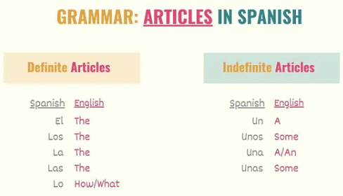 Basics of Articles | Spanish: Beginner A1 Level - Class 6