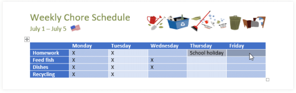 Tables | How to become an Expert of MS Word - Class 6