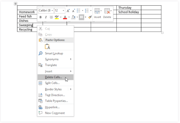 Tables | How to become an Expert of MS Word - Class 6
