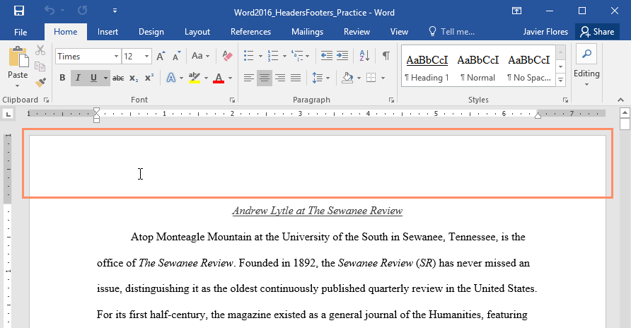 Headers and Footers | How to become an Expert of MS Word - Class 6