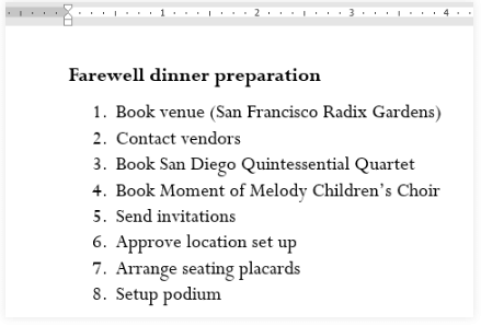 Lists | How to become an Expert of MS Word - Class 6