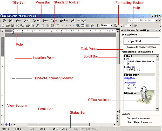 Identifying Parts of the Word Window | How to become an Expert of MS Word - Class 6