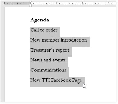 Lists | How to become an Expert of MS Word - Class 6