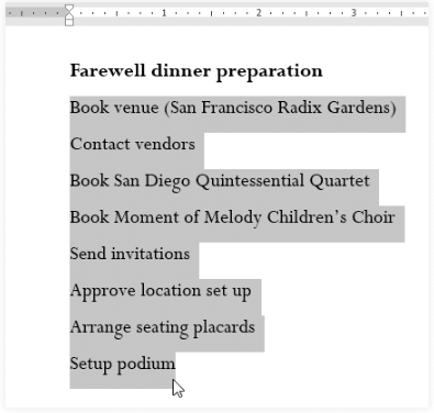 Lists | How to become an Expert of MS Word - Class 6
