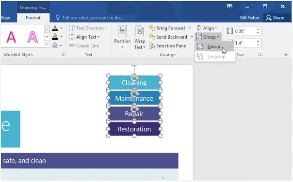 Aligning, Ordering & Grouping Objects | How to become an Expert of MS Word - Class 6