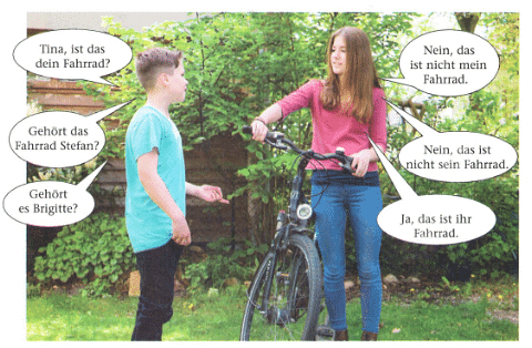 Wem gehort das Fahrrad? Chapter Notes | Learn German (Hallo Deutsch 2) - Class 6