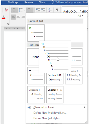 Lists | How to become an Expert of MS Word - Class 6