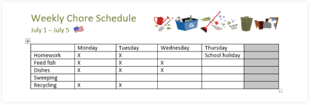 Tables | How to become an Expert of MS Word - Class 6