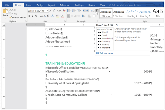 Indents and Tabs | How to become an Expert of MS Word - Class 6