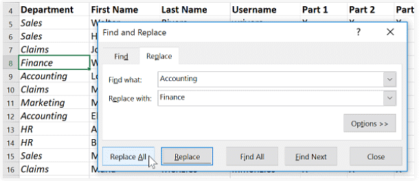 Using Find & Replace | How to become an Expert of MS Excel - Class 6