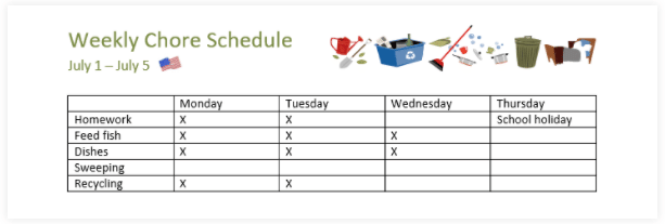 Tables | How to become an Expert of MS Word - Class 6