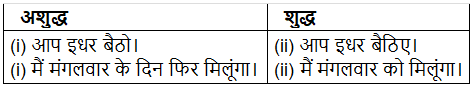 वाक्य सम्बन्धी अशुद्धियाँ | Hindi Grammar Class 7