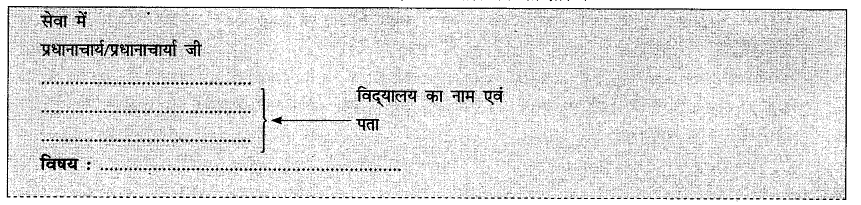 औपचारिक पत्र - Class 10