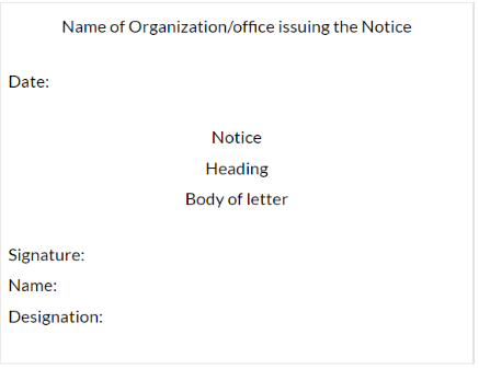 Notice Writing | English Grammar Class 7