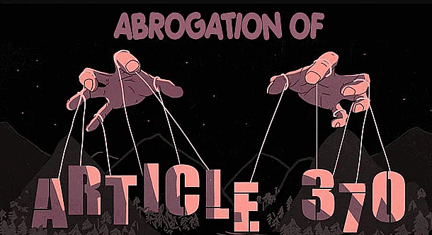 Why was article 370 abrogated?