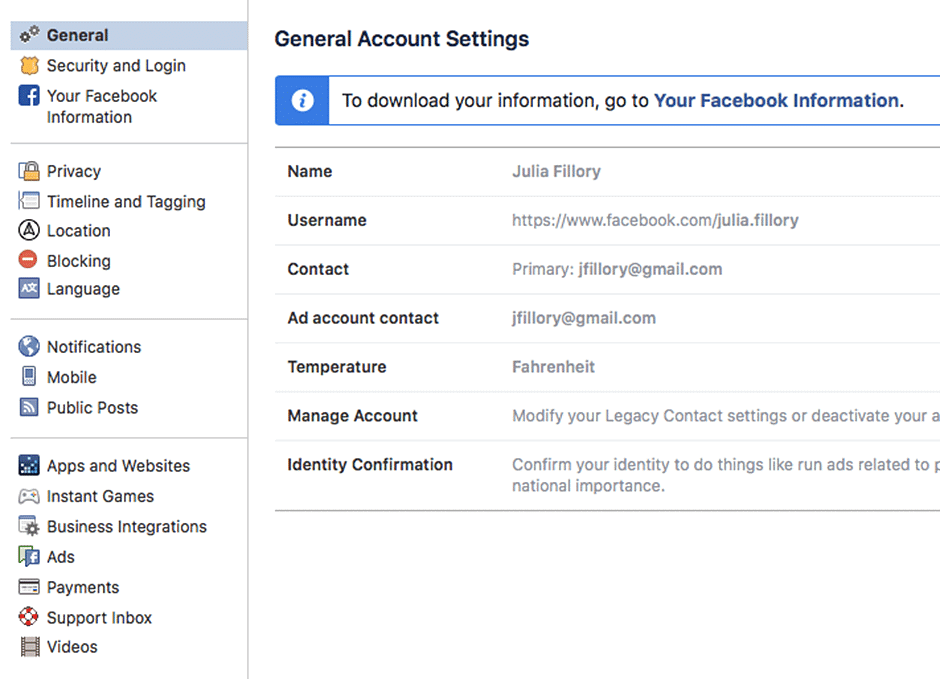 Adjusting Your Account Settings