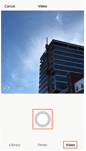 Sharing videos on Instagram