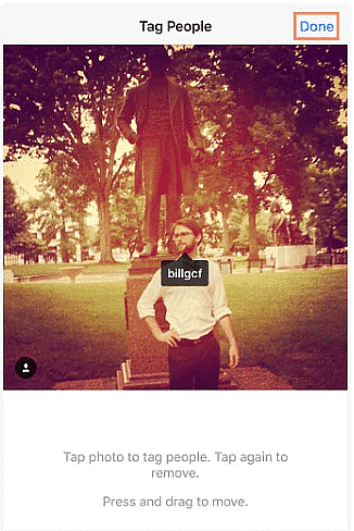 Tagging other People