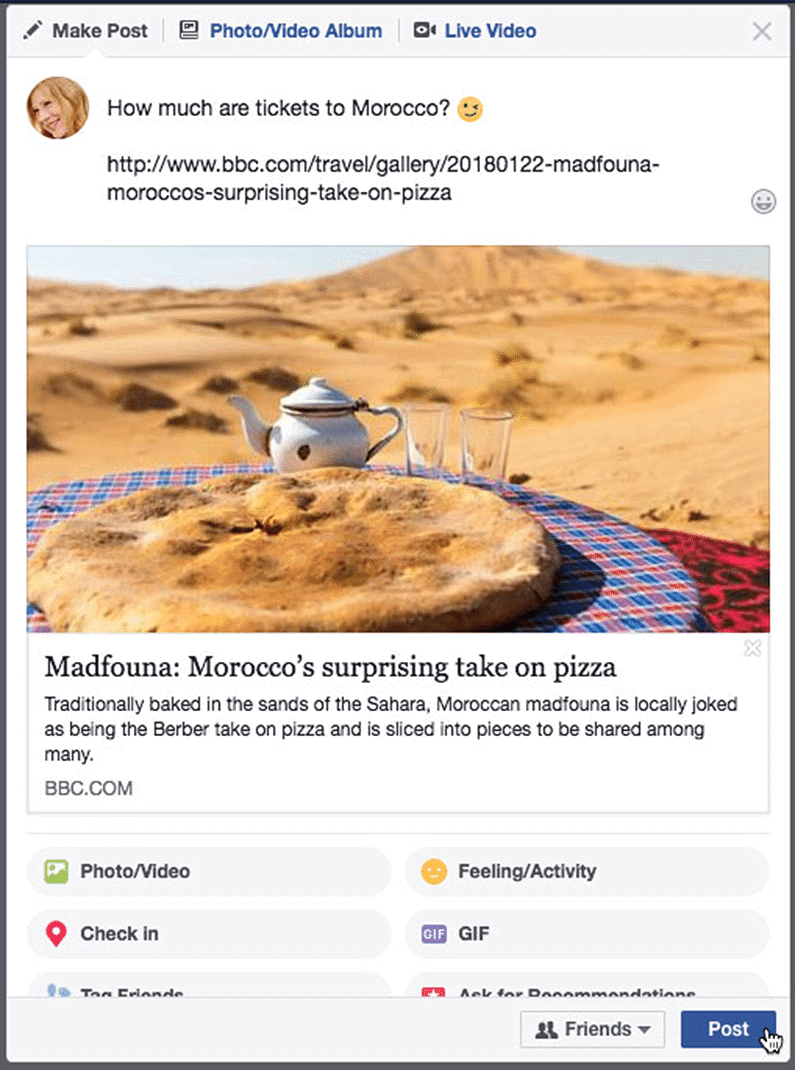 Sharing on Facebook | Social Media - Class 8