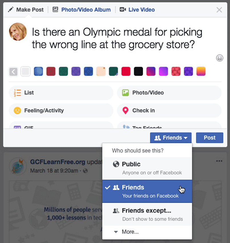 Sharing on Facebook | Social Media - Class 8