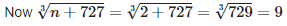 Worksheet Solutions: Cube - 2 - Class 7