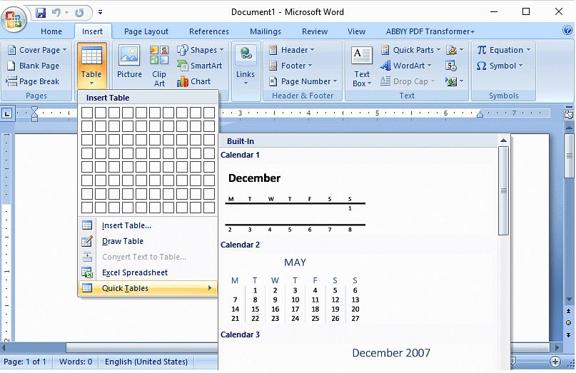 Revision Notes: Table Creation in Word | Computer Science - Class 5