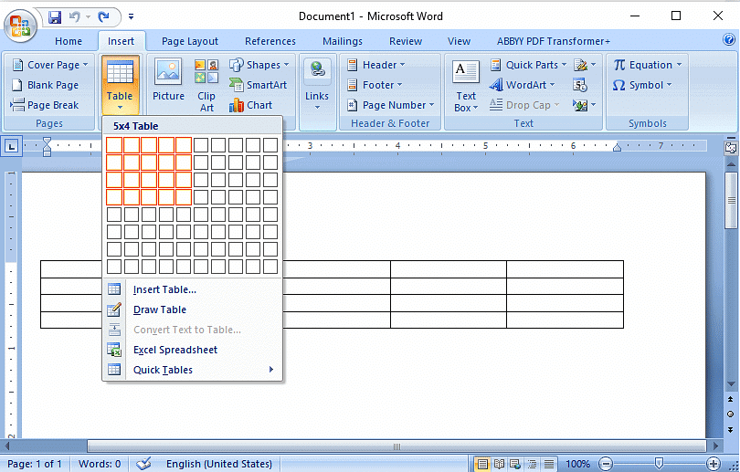 Revision Notes: Table Creation in Word | Computer Science - Class 5