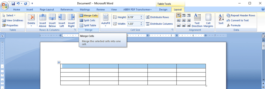 Revision Notes: Table Creation in Word | Computer Science - Class 5