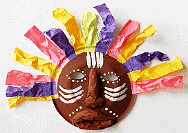 Craft Ideas: African Paper Plate Mask | Drawing (Art & Craft) - Grade 2