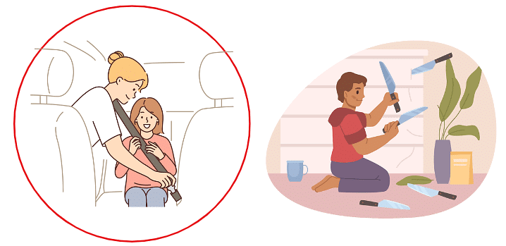 Worksheet Solutions: Personal Safety | Value Education - Class 3