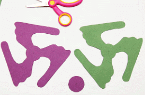 Craft Ideas: Flower Pinwheel | Drawing (Art & Craft) - Grade 2