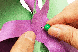 Craft Ideas: Flower Pinwheel | Drawing (Art & Craft) - Grade 2