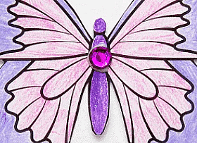 Craft Ideas: Butterfly Headband | Drawing (Art & Craft) - Grade 2