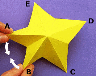 Craft Ideas: 3D Paper Star | Drawing (Art & Craft) - Grade 2