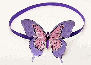 Craft Ideas: Butterfly Headband | Drawing (Art & Craft) - Grade 2